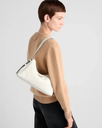 Prada Aimae Medium Leather Shoulder Bag