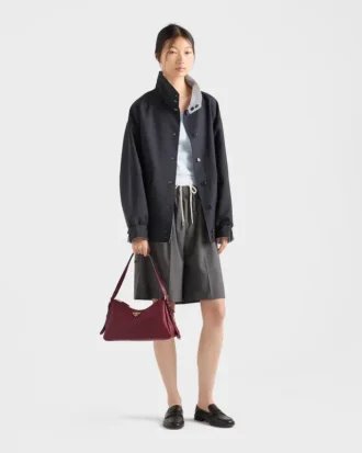 Prada Aimae Medium Leather Shoulder Bag