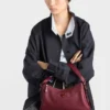 Prada Aimae Medium Leather Shoulder Bag