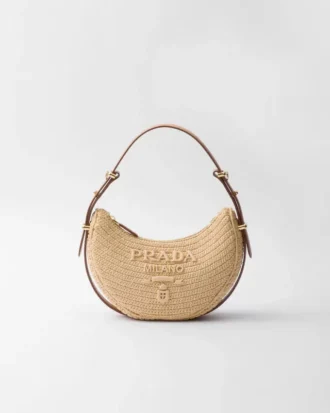 Prada Arqua Crochet Shoulder Bag