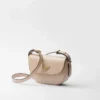 Prada Arqua Leather Shoulder Bag with Flap