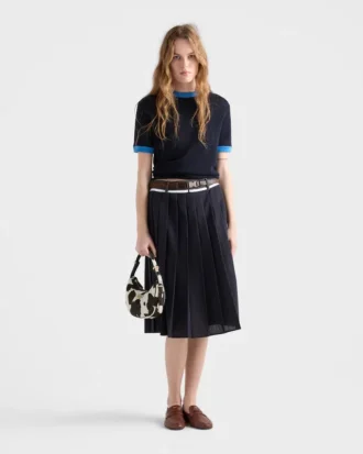 Prada Arqua Printed Leather Mini Shoulder Bag