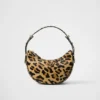 Prada Arqua Printed Leather Shoulder Bag