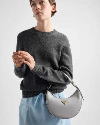 Prada Arqua Small Leather Shoulder Bag