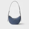 Prada Arqua Small Nubuck Leather Bag