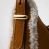 Prada Arqua Small Shearling Shoulder Bag