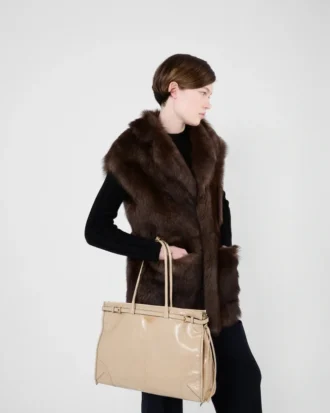 Prada Bonnie Extra-Large Leather Handbag