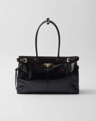 Prada Bonnie Large Leather Handbag