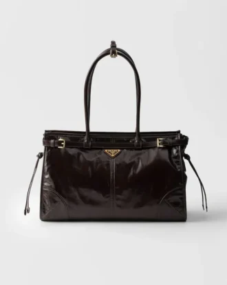 Prada Bonnie Large Leather Handbag