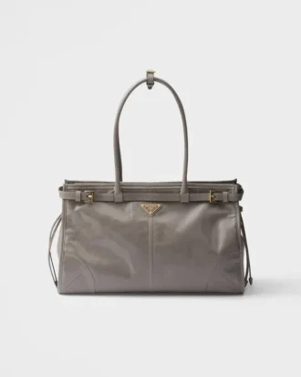 Prada Bonnie Large Leather Handbag