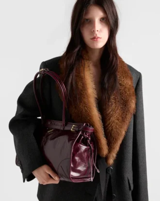 Prada Bonnie Large Leather Handbag