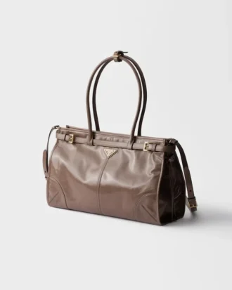 Prada Bonnie Large Leather Handbag