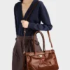Prada Bonnie Large Leather Handbag