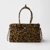 Prada Bonnie Large Printed Leather Handbag