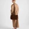 Prada Bonnie Large Suede Handbag