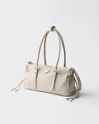 Prada Bonnie Medium Antiqued Leather Tote Bag