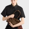 Prada Bonnie Medium Nubuck Leather Handbag