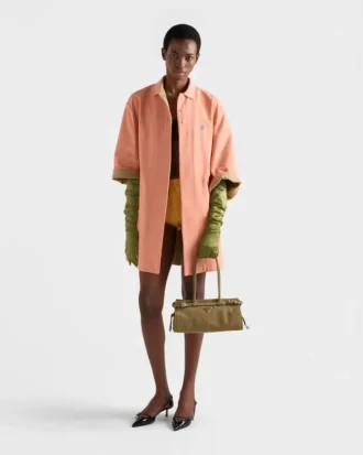 Prada Bonnie Medium Nubuck Leather Handbag