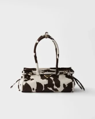 Prada Bonnie Medium Printed Leather Handbag