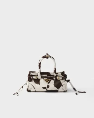 Prada Bonnie Mini Printed Leather Handbag