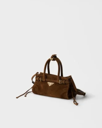 Prada Bonnie Suede Mini Handbag