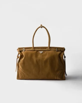 Prada Bonnie Suede Tote Bag