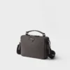 Prada Brique Medium Saffiano Leather Bag