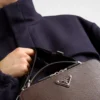 Prada Brique Medium Saffiano Leather Bag