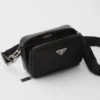 Prada Brique Re-Nylon and Saffiano Leather Bag