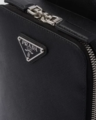 Prada Brique Saffiano Leather Bag