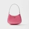 Prada Cleo Brushed Leather Shoulder Bag