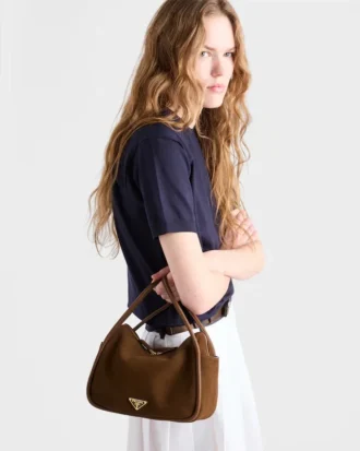 Prada Darling Suede Handbag
