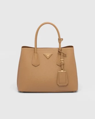 Prada Double Medium Saffiano Leather Bag