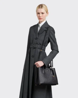 Prada Double Medium Saffiano Leather Bag