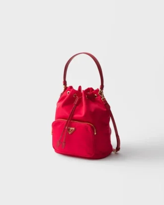 Prada Duet Re-Nylon Bucket Bag
