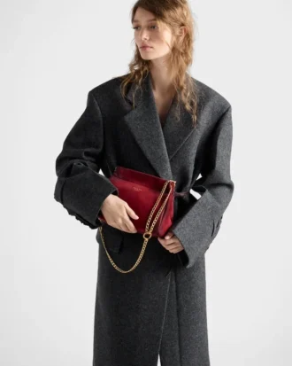 Prada EnchaîNa Mini Suede Bag