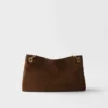 Prada Etude Large Suede Shoulder Bag