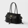 Prada Explore Medium Nappa Leather Tote Bag