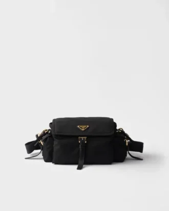 Prada Explore Medium Re-Nylon Shoulder Bag with Flap