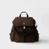 Prada Explore Re-Nylon and Leather Backpack