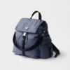 Prada Explore Re-Nylon and Leather Backpack