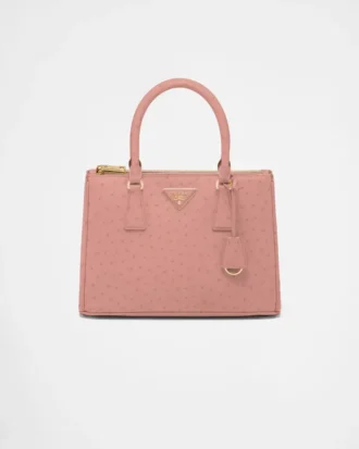 Prada Galleria Medium Ostrich Leather Bag