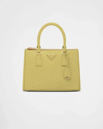 Prada Galleria Medium Ostrich Leather Bag