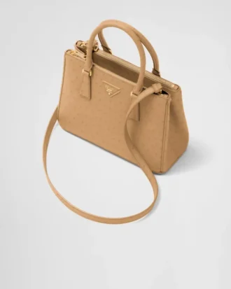 Prada Galleria Medium Ostrich Leather Bag