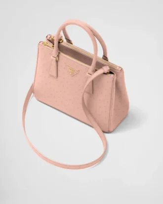 Prada Galleria Medium Ostrich Leather Bag