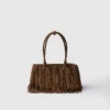 Prada Galleria Medium Suede Bag with Fringe