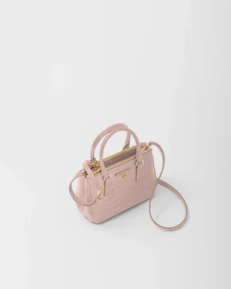 Prada Galleria Mini Crocodile Leather Bag