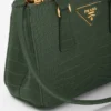 Prada Galleria Mini Crocodile Leather Bag