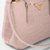 Prada Galleria Mini Crocodile Leather Bag