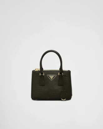 Prada Galleria Mini Lizard Skin Bag